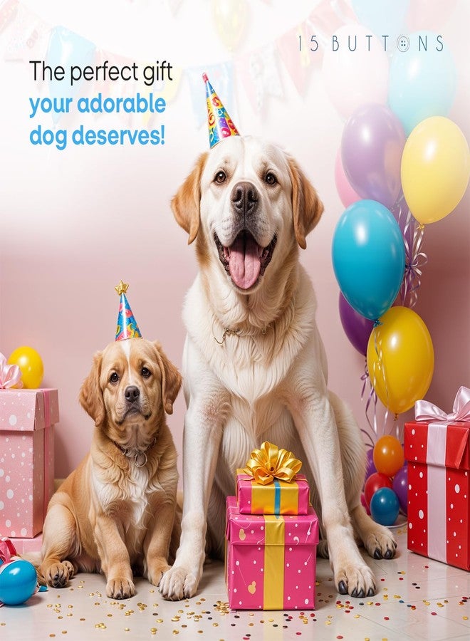 15 Buttons Dog Red Sequence Work Sherwani | Pure Cotton Fabric | Wedding Dress for Pets | Comfortable Ethnic Summer Outfit Choice | for All Occasions | for Labrador, Huskey (XXL) - Image 5